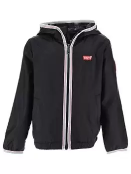 Image of Levis Boys Essential windbreaker- Jacket - Black, Size Age: 6 Years