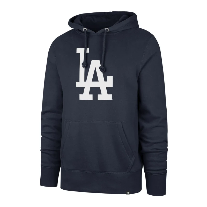 Image of 47Brand Hoodie Los Angeles Dodgers MLB Bleu Unisex M