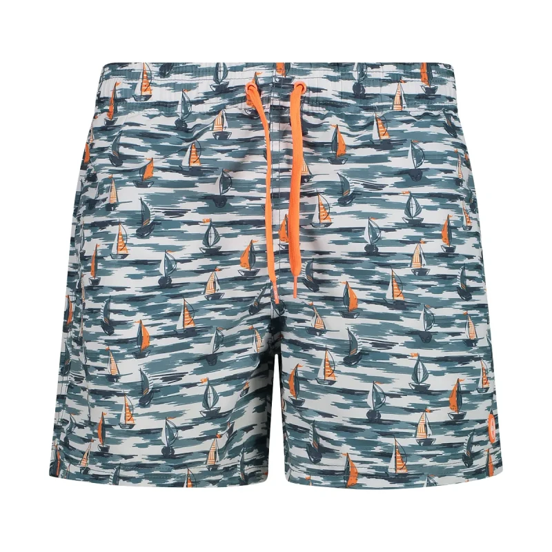 Image of CMP Nautical print swim shorts CMP Bleu Male 2XL