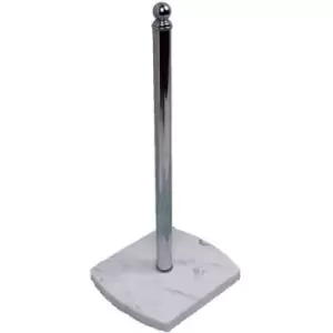 Octavia Freestanding Spare Paper Holder, White Marble - White Marble