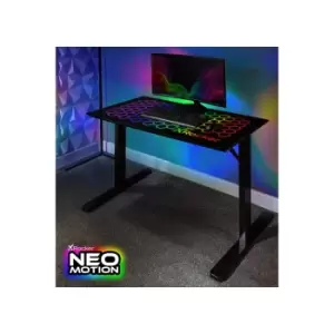 image of X Rocker Spectrum Gaming Desk with LED RGB Lights