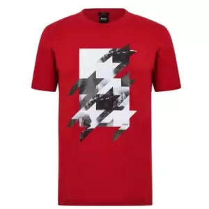 image of Boss Booss Tesler T-Shirt Mens - Red