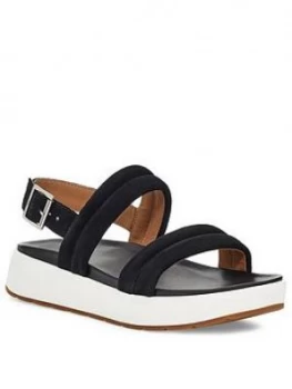Image of Ugg Lynnden Wedge Sandal - Black