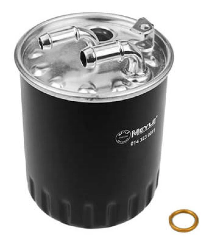 Image of MEYLE 014 323 0017 Fuel Filter without connection for water sensor, Original Quality Fuel filter (9)