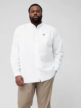 Image of Lyle & Scott Big & Tall Regular Fit Light Weight Oxford Shirt - White, Size 1Xl, Men