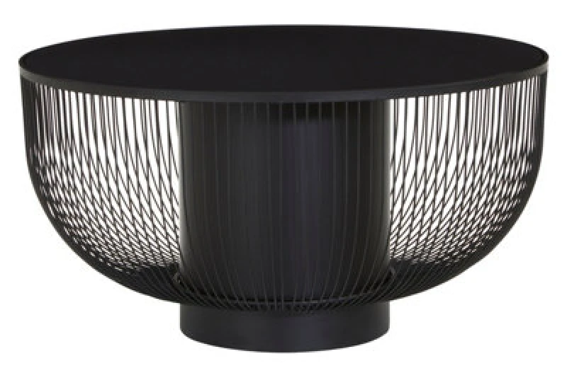 Image of Fifty Five South Fifty Five South Trento Round Coffee Table - Black
