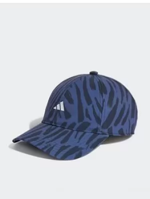 image of adidas AEROREADY Tiger Graphic Cap, Blue, Size S/M, Men