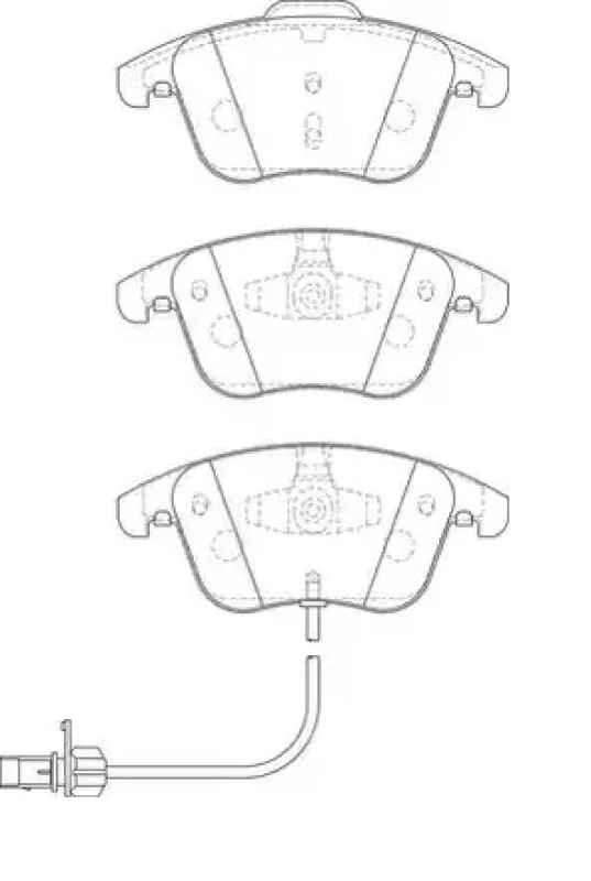 Image of JURID 573258J Brake pad set incl. wear warning contact Brake Pad Set,disc brake (402)