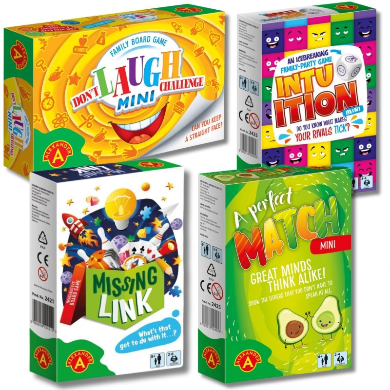 Image of Alexander 4 Piece Mini Games Collection Multi unisex