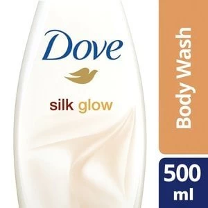 Image of Dove Silk Glow Body Wash 500ml