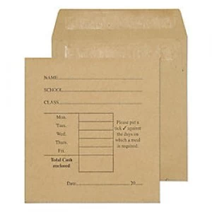 Image of Purely Commercial Envelopes Self Seal 108 x 102mm Plain 1944PTD 80 gsm Manilla Pack of 1000