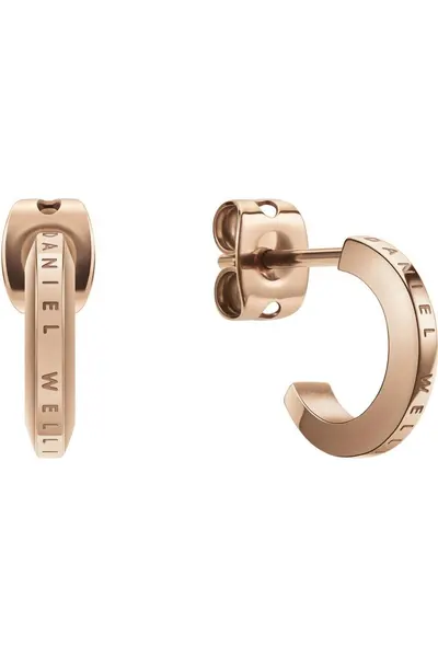 image of Daniel Wellington Elan Stainless Steel Earrings - Dw00400146 Rose