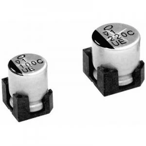 Image of Nichicon UBC1A102MNS1MS Electrolytic capacitor SMD 1000 10 V 20 x H 12.5mm x 13.5mm