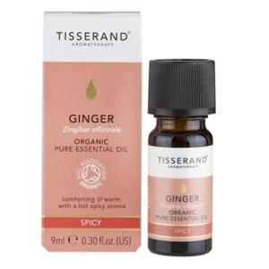 image of Tisserand Aromatherapy Ginger Organic Essential Oil 9ml