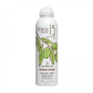 Image of Australian Gold Botanical Non Sticky Spray SPF15 177ml