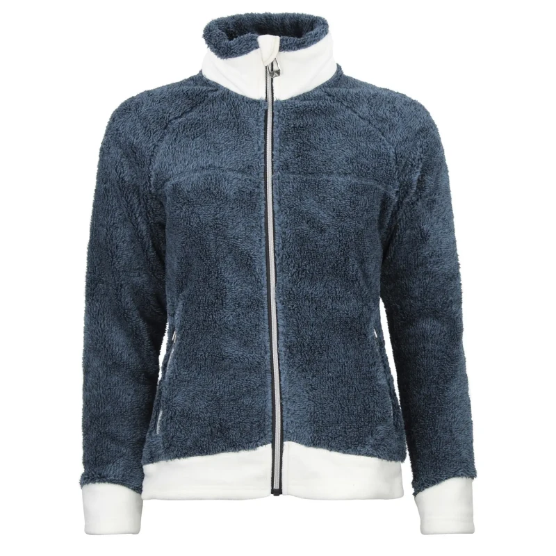Image of Womens zipped fleece Peak Mountain Coral Sherpa 300G Bleu Female M