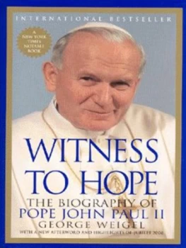Image of Witness to Hope by George Wiegel Paperback