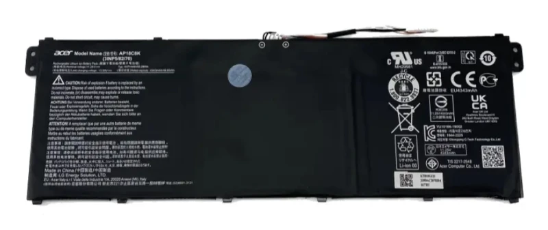 Image of Acer KT.0030G.020 laptop spare part Battery