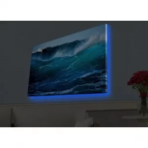 Image of 4570HDACT-016 Multicolor Decorative LED Lighted Canvas Painting