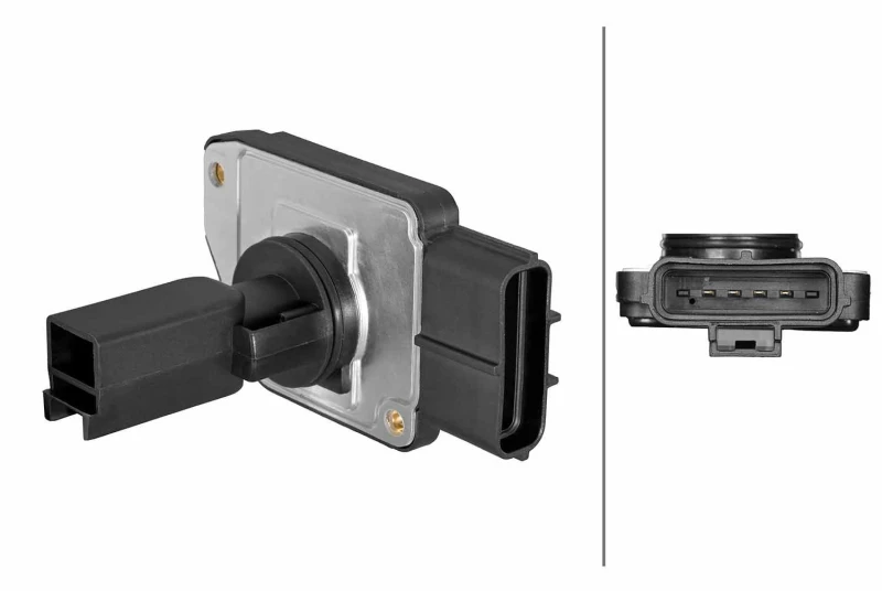 Image of HELLA Mass air flow sensor HELLA 8ET 358 348-081