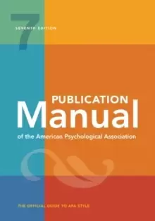 Image of Publication Manual of the American Psychological Association