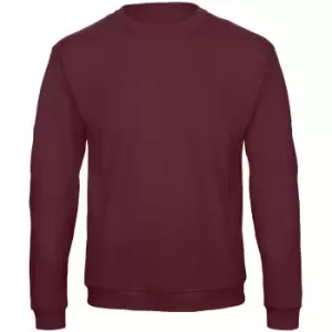 Image of B&C Adults Unisex ID. 202 50/50 Sweatshirt (2XL) (Burgundy)