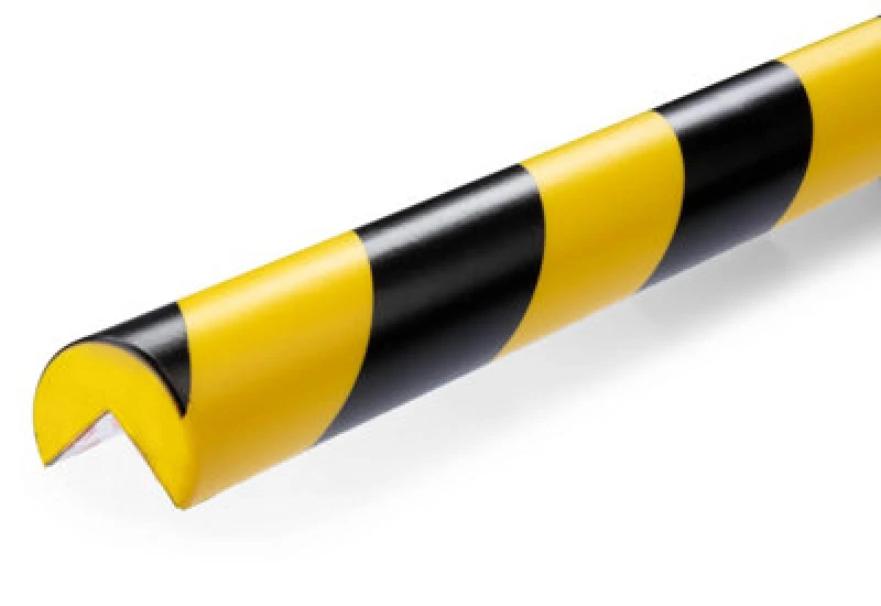 Image of Durable Corner Protection Profile C25R Yellow/Black (Pack of 5) 1100130