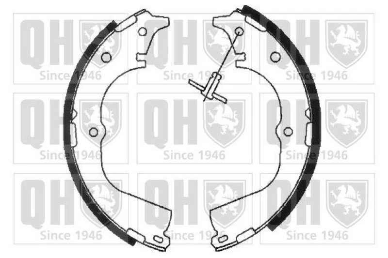 Image of QUINTON HAZELL Brake Shoe Set QUINTON HAZELL BS881