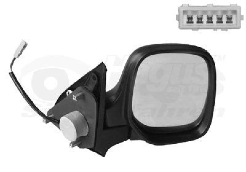 Image of VAN WEZEL Wing mirror VAN WEZEL 0904818
