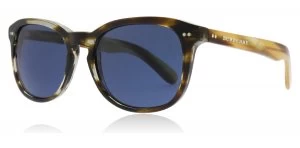 Image of Burberry BE4214 Sunglasses Brown Horn 355180 55mm