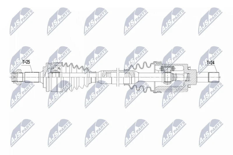 Image of NTY Drive shaft NTY NPW-PE-121