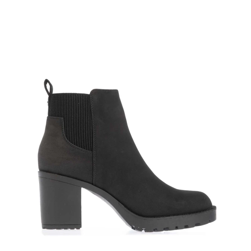 Image of Only Barbara Heeled Boot - Black Size 40=7, Women Black W70ZC Female 40=7