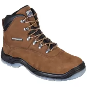 Image of Portwest Unisex Adult Steelite Leather Safety Boots (10 UK) (Brown) - Brown