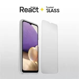 Image of React + Trusted Glass Series for Galaxy A32 5G, transparent