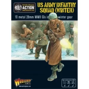 Image of US Army Infantry Squad in Winter Clothing