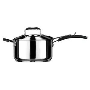 Image of Interiors by PH Tenzo S Ii Series Chip Pan, Stainless Steel, Soft Grip Handles/Basket, Stainless Steel Lid