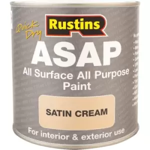 image of Rustins ASAP All Surface All Purpose Paint Cream 500ml