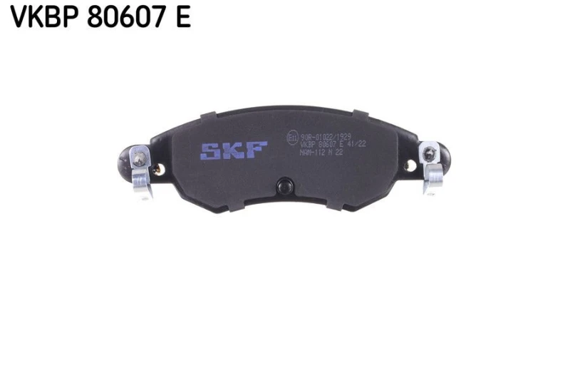 Image of SKF VKBP 80607 E Brake pad set incl. wear warning contact Brake Pad Set,disc brake (402)