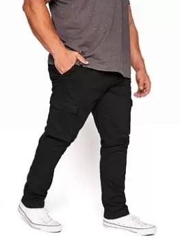 Image of BadRhino Essential Cargo - Black, Size 42, Inside Leg 32, Men