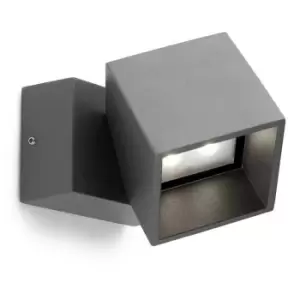 Image of Cubus Outdoor LED Wall Light Urban Grey 1027lm 3000K IP65