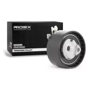 Image of RIDEX Tensioner Pulley, timing belt 308T0069 RENAULT,NISSAN,DACIA,CLIO II (BB0/1/2_, CB0/1/2_),Clio III Schragheck (BR0/1, CR0/1)