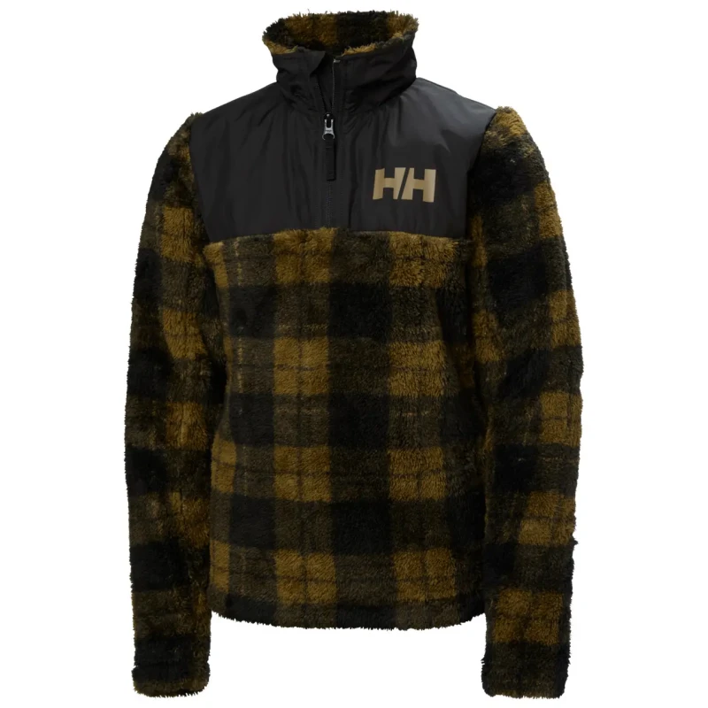 Image of Helly Hansen Children's 1/4 zip training jacket Helly Hansen Champ Marron Unisex 13 ans