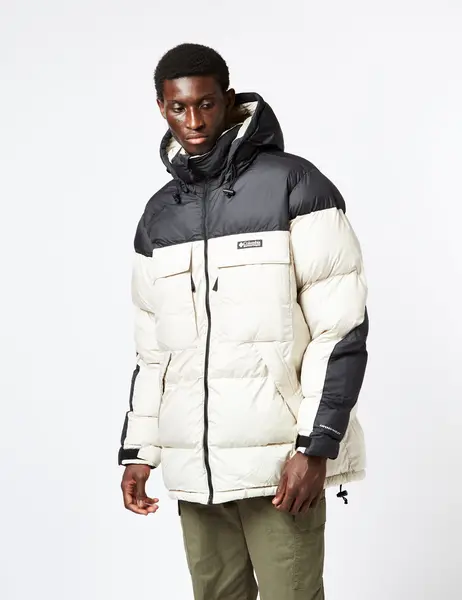 image of Columbia Ballistic Ridge Puffer Jacket - Dark Stone/Black