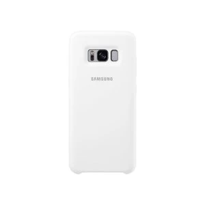 image of Samsung EF-PG950TWEGWW Galaxy S8 Silicone Cover in White