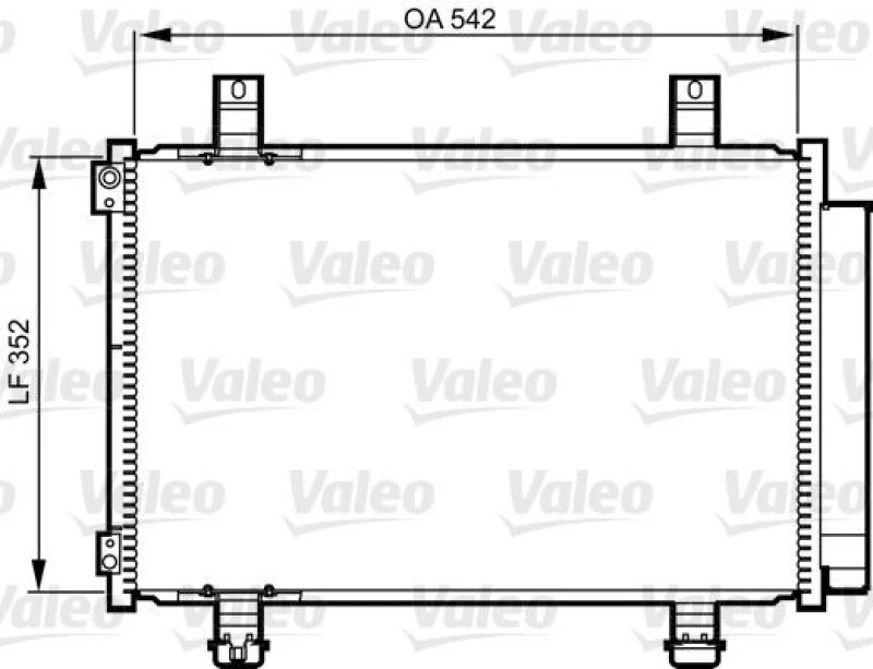 Image of Air conditioning condenser VALEO 814219