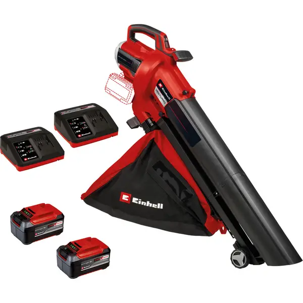 Image of Einhell VENTURRO 36/240 36v Cordless Leaf Blower and Vacuum VENTURRO 36/240 Batteries: 2 x 5.2ah Li-ion