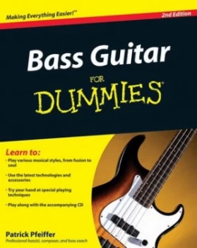 Image of Bass Guitar for Dummies by Patrick Pfeiffer Paperback