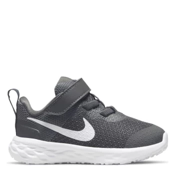 image of Nike Revolution 6 Baby/Toddler Shoe - Grey/White