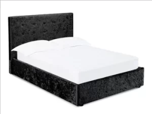 Image of Rimini Black Ottoman