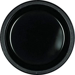 image of 20 Plates Plastic (Black)